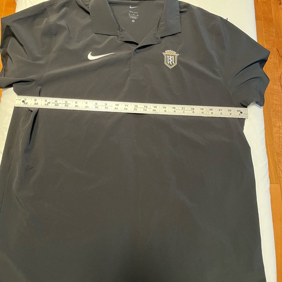 Nike Men's Black Polo Shirt Vegas golden knight logo new with out tags - Picture 1 of 14